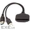 Перехідник 2*USB 3.0 to SATA III, 15 cm PowerPlant (CA913138)