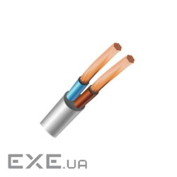 Кабель силовий ЗЗКМ 2х0.75 кв.мм гнучкий, 100м (ПВС 2x0,75 ECG)