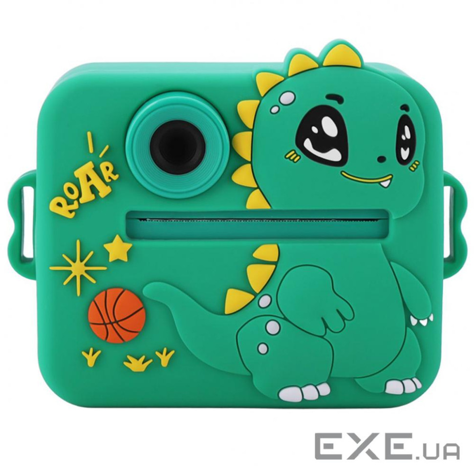 Детская фотокамера моментальной печати DinoSnap green (62569 green)