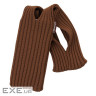 Чохол до мобільного телефона BeCover Knit Pocket universal Brown (715160)