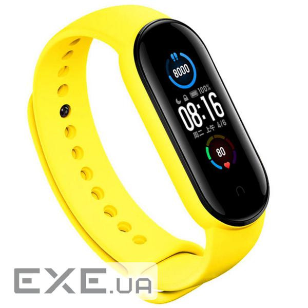 Ремінець BeCover для Xiaomi Mi Smart Band 5/Mi Smart Band 6/Mi Smart Band 7 Yellow (705073)