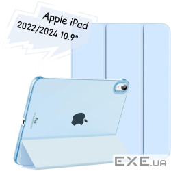 Чохол до планшета BeCover Tri Fold Hard Apple iPad 10.9" 2022/24/11" 2025/2024 Light Blue (712984)