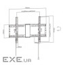 Настінний кронштейн 37 - 80” (до 70 кг) (WM-80T-01) ) (WM-80T-01)