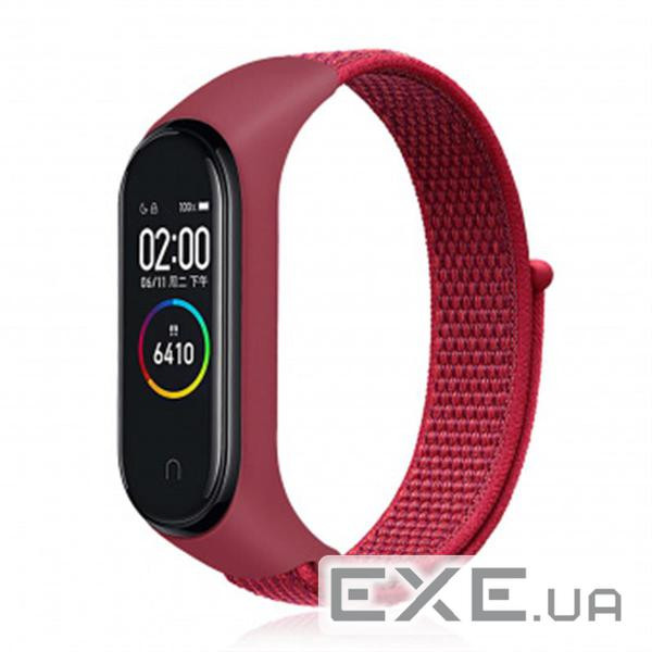 Ремінець BeCover Nylon Style для Xiaomi Mi Smart Band 5/Mi Smart Band 6 Red (705431)