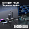 Зарядний пристрій Ugreen 3xUSB 65W (2xUSB-C+USB-A) Gan Nexode Fast Charger Grey X553 (35042)
