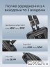 зовн. акум. ANKER - 20000 mAh 45W Built-In Dual USB-C Cables (Чорний) (A1681H12)