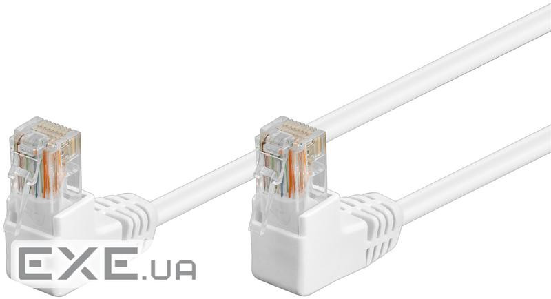 Патч-корд неекранований RJ45 UTP5e 10.0m,patch D=4.9mm AWG26 2x90ё Gold,білий (75.09.6074-1) (75.09.6074-1)