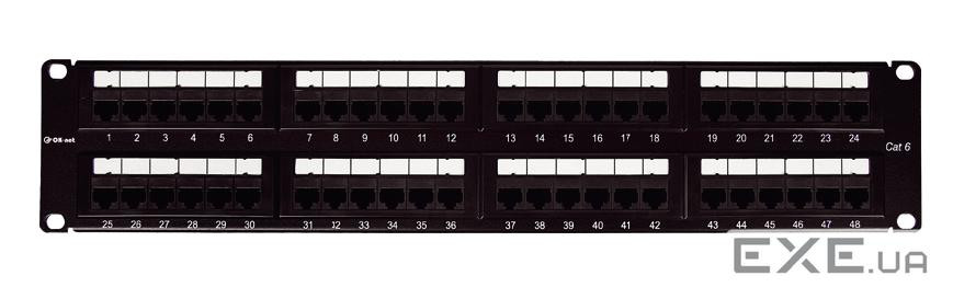 Патч-панель OK-net 48 портів Кат.6 UTP (OK-PP202-6U48)