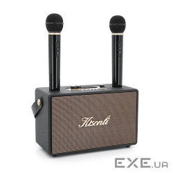 Колонка Kisonli G101 Bluetooth 5.0,Two microphone, 2х15W, 2400mAh, USB, DC: 5V / 1A, BOX, Bl (G101B)