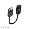 Перехідник Display Port M to HDMI F 4K30Hz black Ugreen (40363)