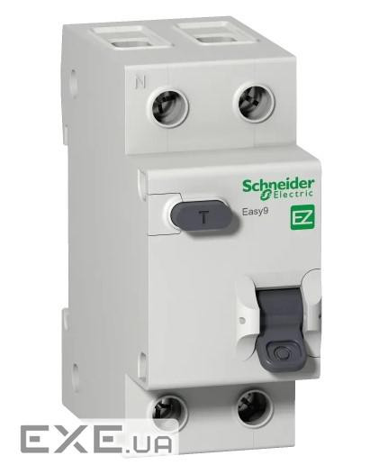 Диференціальний автоматичний вимикач Schneider Electric EZ9D34625 Easy9, 1Р+N, 25А 30мА AC
