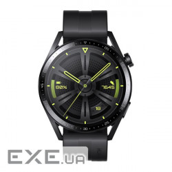 Смарт-годинник Huawei Watch GT3 46mm Black (55026956 / 55028445)