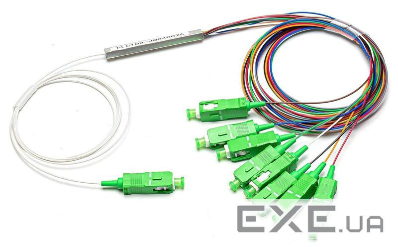 Подільник оптичний RCI PLC - 1x8 - SC/APC (PLC 1x8 - SC/APC (G.652 D)) RCI PLC - 1x8 - SC/APC (PLC 1x8 - SC/APC (G.652 D