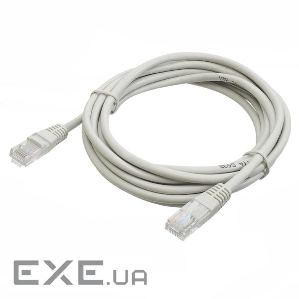 Патч корд Tons UTP, 5е, 3 м серый (CAB-PN-PATCH-3M)