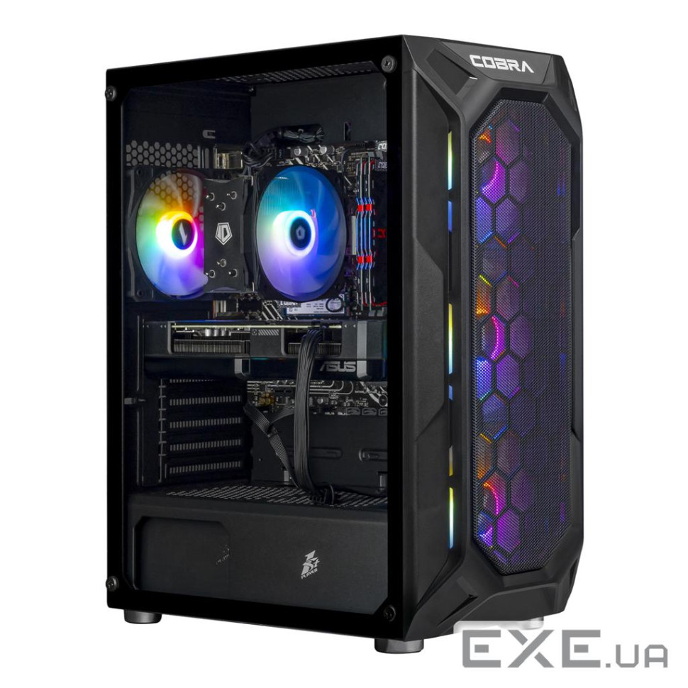 Персональный компьютер COBRA Advanced Windows 11 Home (A55.32.H2S5.56.22362W), AMD Ryzen 5 5500 / 3.