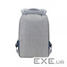 Рюкзак для ноутбука RivaCase 15.6" 7562 Anti-theft, water-repellent (7562Grey/ (7562 Grey/Dark blue)