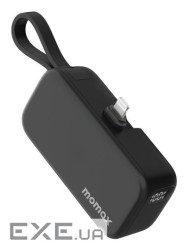 Портативний зарядний пристрій LIGHTNING 5000MAH BLACK IP130MFID MOMAX