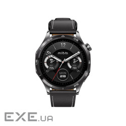Смарт-годинник Mibro GT 46мм, 1.43", 466x466, AMOLED, BT 5.3, GPS, 5 ATM, темний мет (XPAW026T)