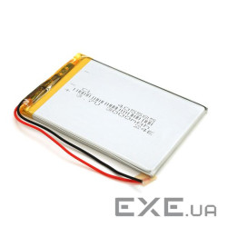 Літій-полімерний акумулятор 4*55*85mm (Li-ion 3.7В 3000мА&middot,год) (405585) ) (405585)
