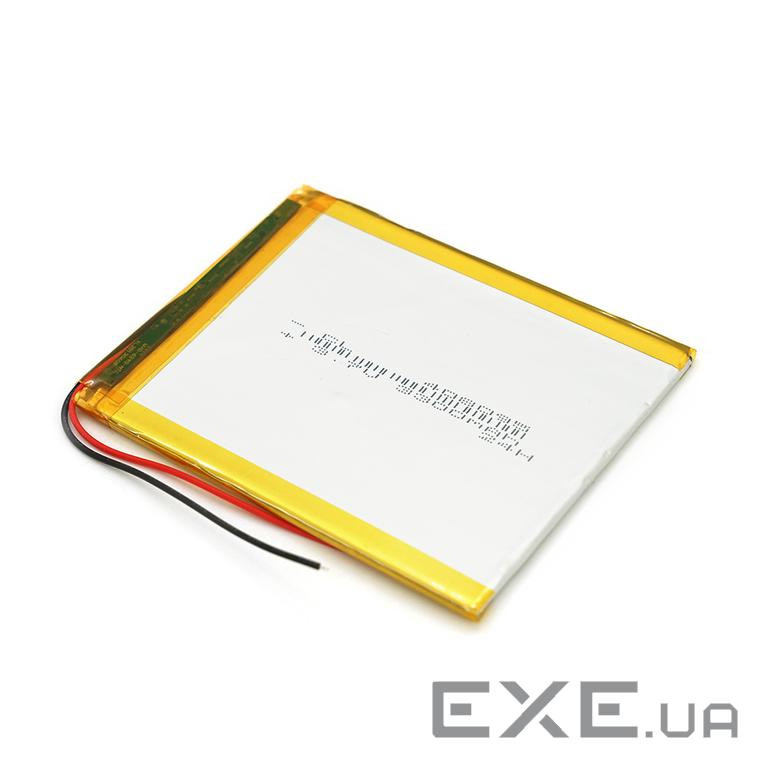 Літій-полімерний акумулятор 4*80*95mm (Li-ion 3.7В 3300мА&middot,год) (408095) ) (408095)