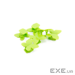 Тримач для кабелю Extradigital CC-948 Cable Clips butterfly, Green (KBC1713)