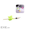 Тримач для кабелю Extradigital CC-948 Cable Clips butterfly, Green (KBC1713)