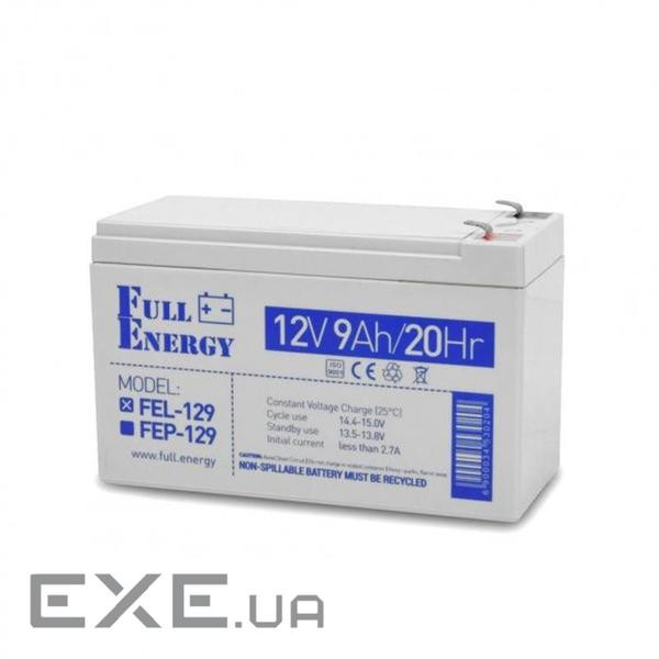 Акумуляторна батарея FULL ENERGY FEL-129 (12В, 9Агод )
