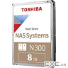 Накопитель HDD SATA 8.0TB Toshiba N300 NAS 7200rpm 512MB (MN10ADA800S)