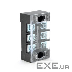 Клемна колодка 3-розрядна TB-2503 25A / 600V, перетин дроту 0,5-2,5мм2, 50 шт в упаковці, ціна за шт