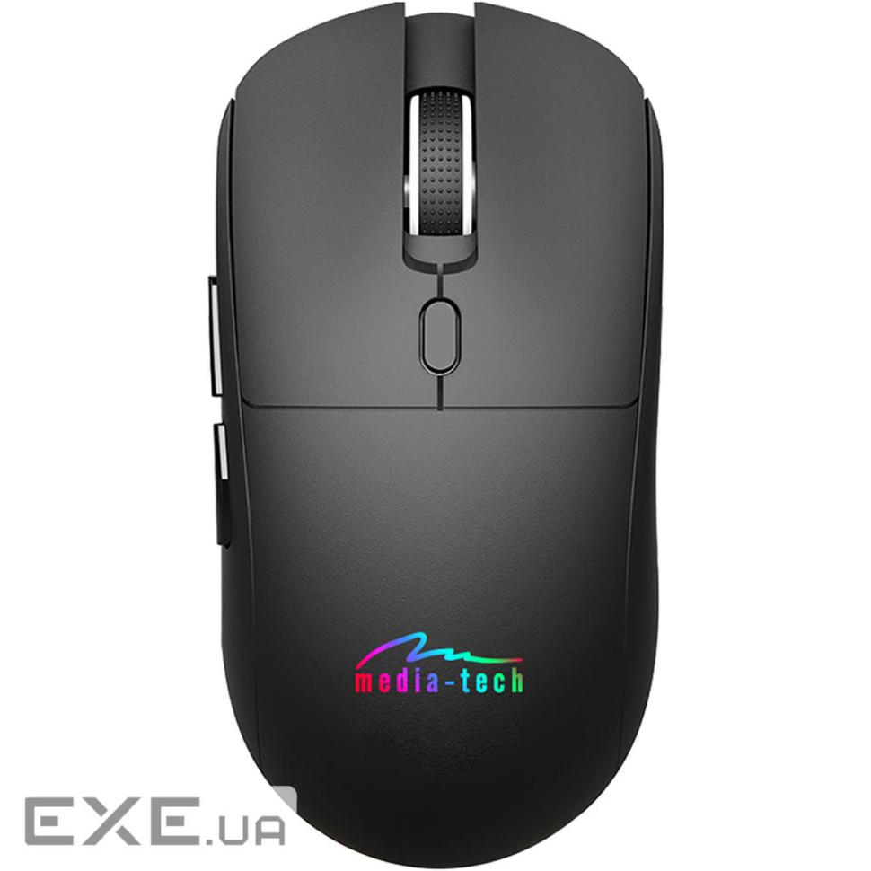 Мишка Media-Tech MT1124, бездротова Bluetooth+2.4G, 3200dpi., 5кн., Silent, чорна
