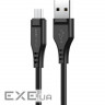 Дата кабель USB 2.0 AM to Micro 5P 1.2m 2.4A TPE C3-09 black Acefast (6974316280880) (AFC3-09B)