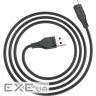 Дата кабель USB 2.0 AM to Micro 5P 1.2m 2.4A TPE C3-09 black Acefast (6974316280880) (AFC3-09B)