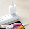 Зарядний пристрій HOCO C72Q Glorious USB QC3.0 + cable USB to Micro 5P 18W White (6931474732538)