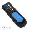 USB флеш накопичувач A-DATA 128GB UV128 Black / Blue USB 3.1 (AUV128-128G-RBE)