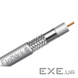 Кабель телевізійний FinMark RG-660, CCS, 100м, white (F660BV_100_white)