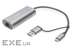 Адаптер DIGITUS USB-C/USB 3.0 - 2.5 Gbps Ethernet (DN-3028)