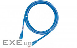 Patch cord RJ45, UTP 5e, 0.5m, 24AWG, CU, blue KINGDA KD-PAUT3050BU