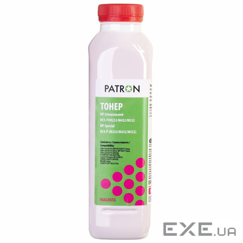 Тонер HP CLJ CP1025/1215,M252/452/552, Special, MAGENTA,250 g Patron (PN-HCS-P-M-250)