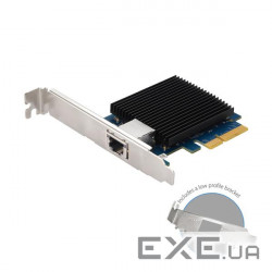 Мережевий адаптер Edimax EN-9320TX-E V2 (1xRJ45 10G, PCI-E, з кріпленням) low profile)