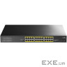 Комутатор Cudy GS1028PS2, 24-Gigabit PoE+ Switch with 4 Uplink Gig Ports and 2 Gig SFP Slots 300W