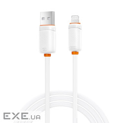Дата кабель USB 2.0 AM to Lightning 1.0m 3A white XO (XO-CB-300UL-WH)