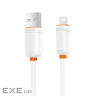 Дата кабель USB 2.0 AM to Lightning 1.0m 3A white XO (XO-CB-300UL-WH)