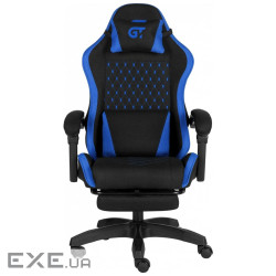 Крісло ігрове GT Racer X-2339 Black/Blue (X-2339 Fabric Black/Blue)