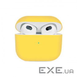 Чохол для навушників Armorstandart Ultrathin Silicone Case Apple AirPods3 MellowYellow (ARM60300)