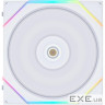 Вентилятор Lian Li Uni Fan TL Wireless Reverse 140-1 White (G99.14RTL1W1W.00), 140х142х28 мм, 4-pin,
