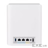 Система WiFi-Mesh ASUS ZenWiFi BT10 BE25000, 1x10GE LAN, 1xGE WAN/LAN, 1x10GE LAN, (90IG08Y0-MO3C20)