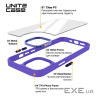 Чохол до мобільного телефона Armorstandart UNIT2 Apple iPhone 14 Lavander (ARM69942)