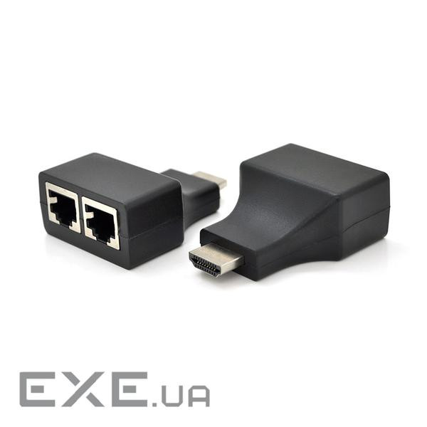 Адаптер Voltronic (YT-SCPE HDMI / 2P-30m720P / 08516) HDMI-2х RJ-45 Black (YT-SCPE HDMI/2P-30m720P)