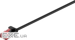 Патч-корд неекранований RJ45 UTP6 10.0m, patch Slim PoE D=3.6mm Cu Gold,чорний (75.09.3730-1)