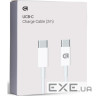 Дата кабель USB-C to USB-C 2.0m ABMLL82 white Armorstandart (ARM63474)